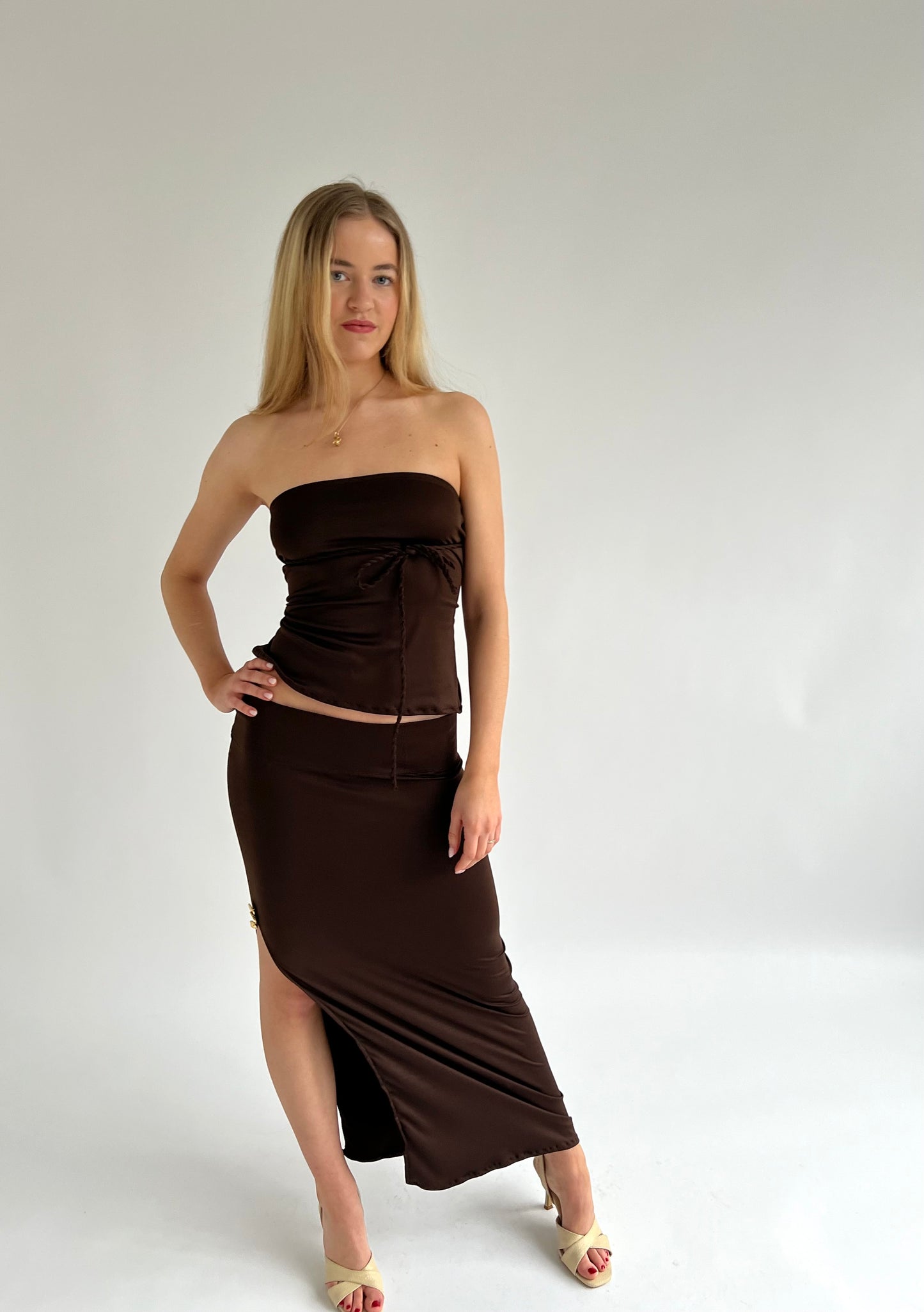 Bonheur Skirt - Brown