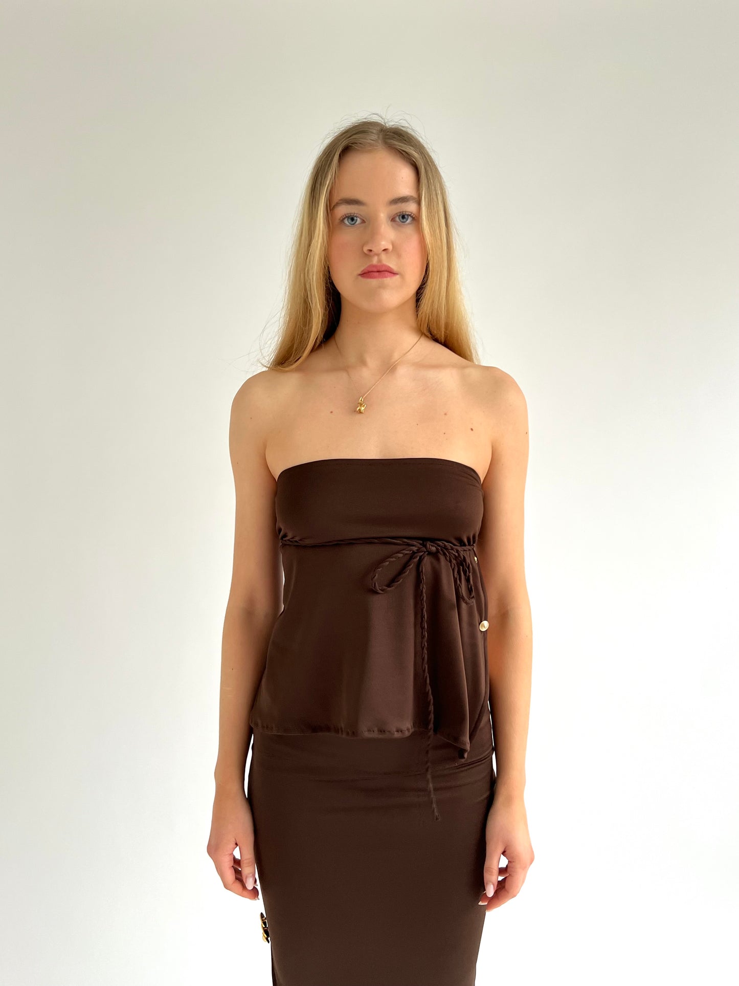 Bonheur Top - Brown