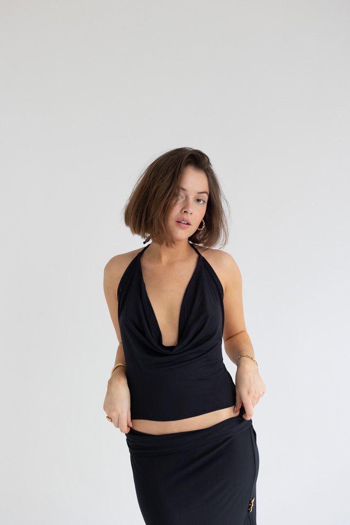 Bonheur Top - Black