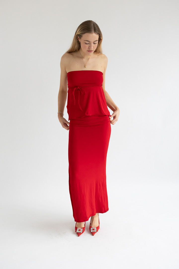 Bonheur Skirt - Red