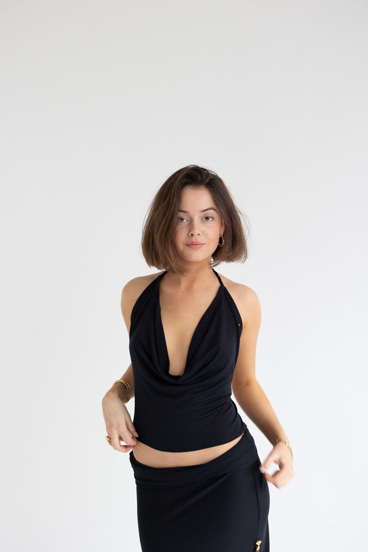 Bonheur Top - Black