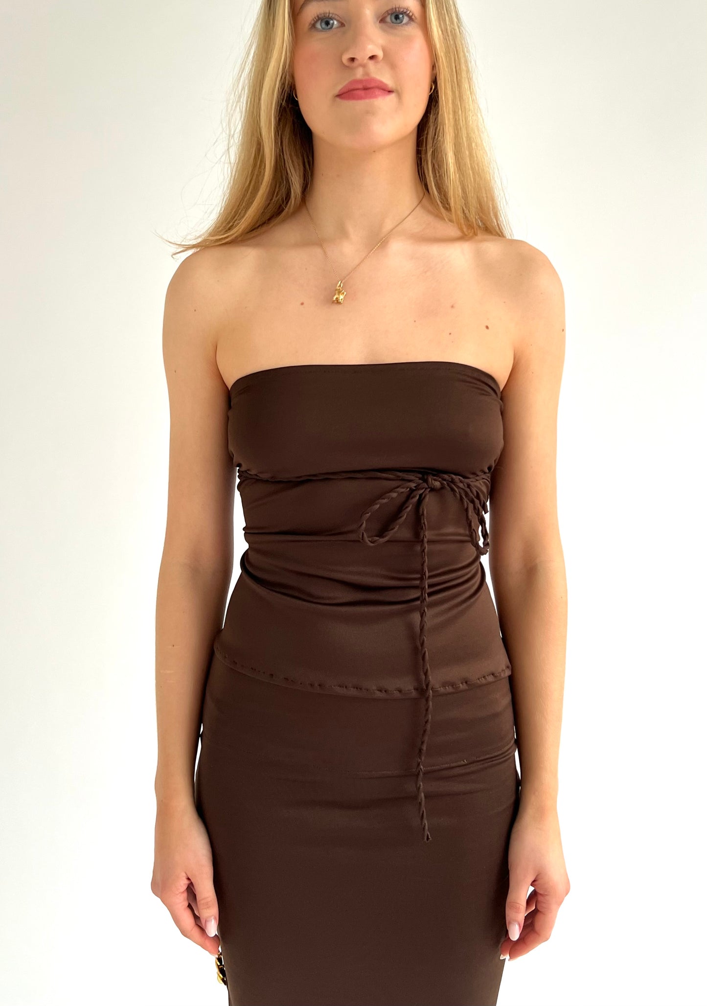 Bonheur Top - Brown