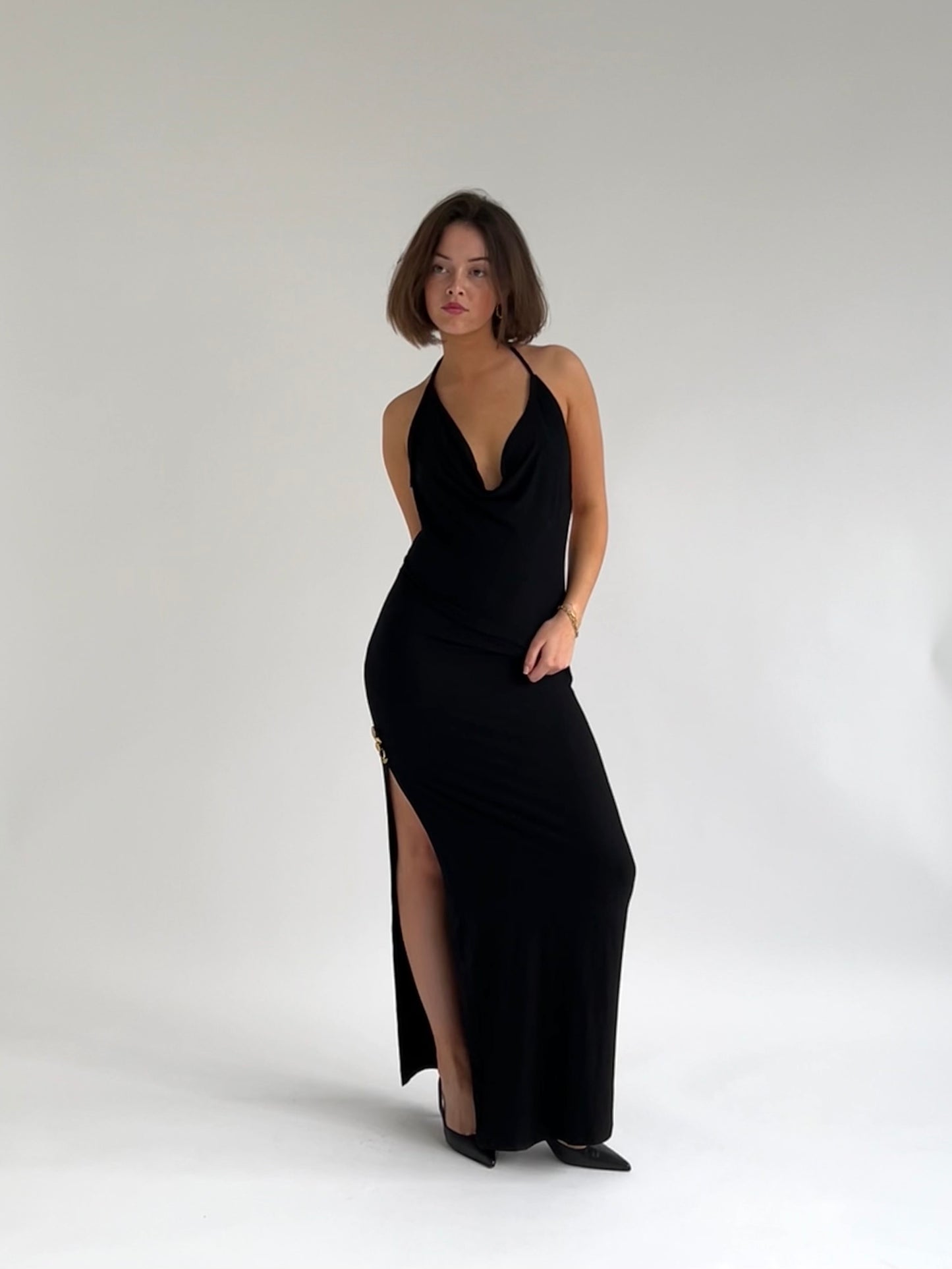Bonheur Dress - Black